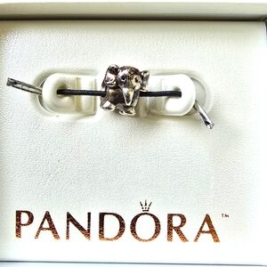 Authentic Pandora Sterling Silver S925 ALE Retired Elephant Charm NWOT (790480)